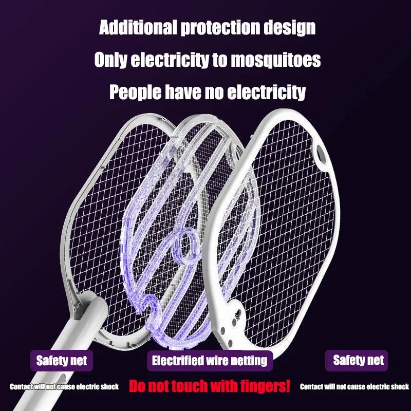 3 in 1 Electric Mosquito Swatter