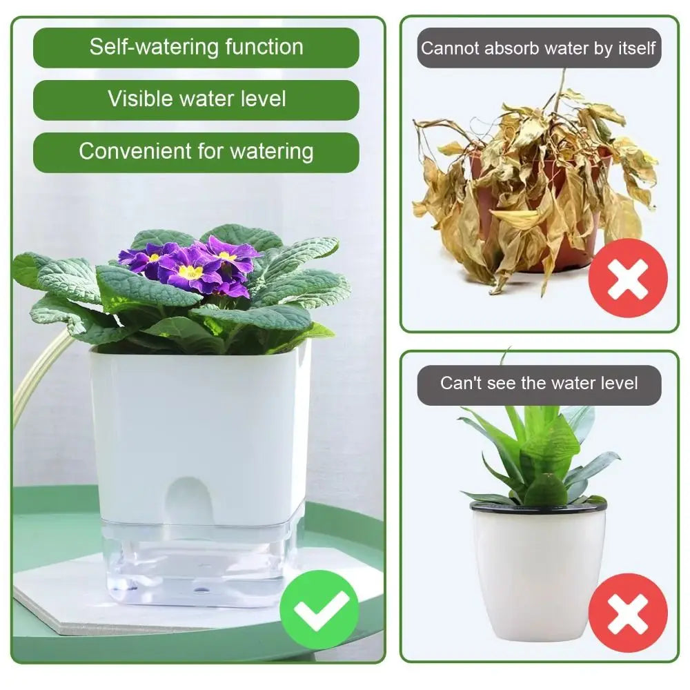 Self Watering Plant Pot Self-absorbent