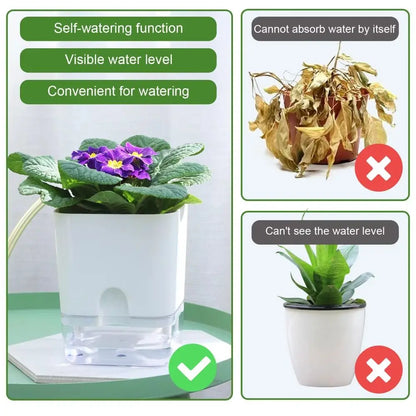 Self Watering Plant Pot Self-absorbent