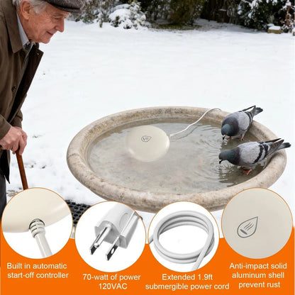 Bird Bath Heater Smart Deicer
