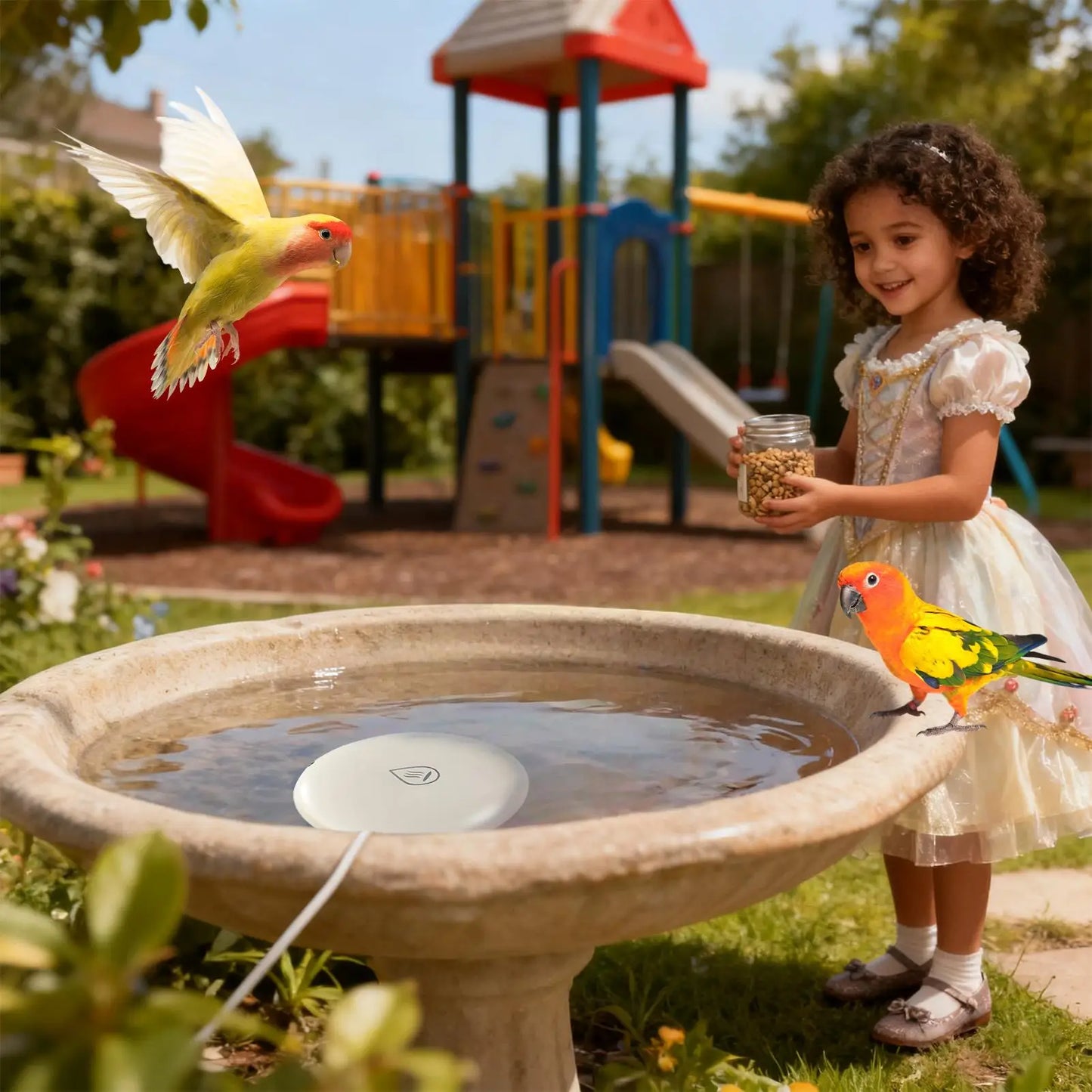 Bird Bath Heater Smart Deicer