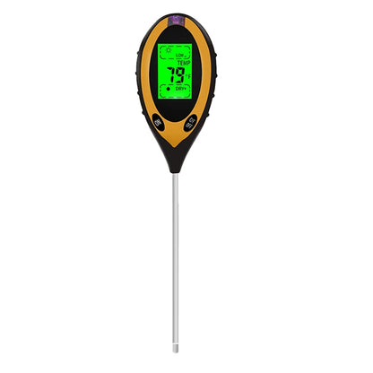 Digital Soil Moisture PH Sunlight Temperature Meter