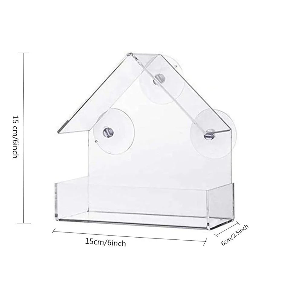 Transparent Bird Feeder