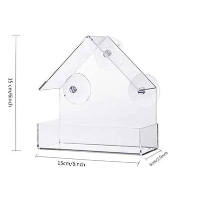 Transparent Bird Feeder