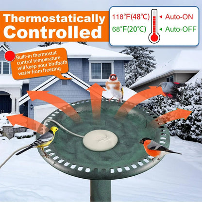 Bird Bath Heater Smart Deicer