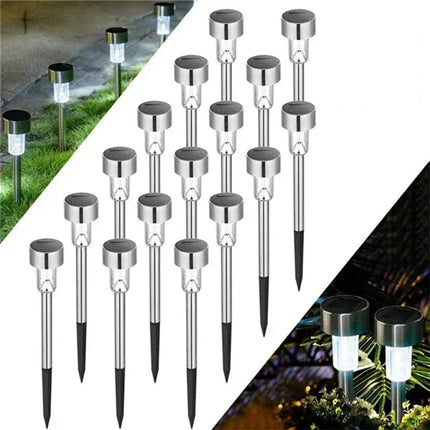 Outdoor Solar Garden Lights Waterproof Set of 10
